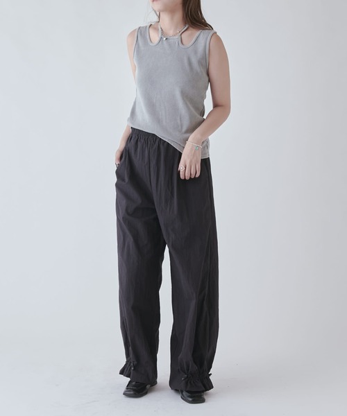 Lui's（ルイス）の「フェードカッティングトップス（Tシャツ/カットソー・レディース・ライトグレー/ブラック・FREE）」の9枚目の写真