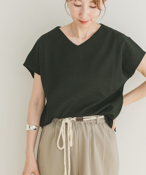 ITEMS URBANRESEARCH(アイテムズ アーバンリサーチ)の「カットミラノフレンチプルオーバー(Tシャツ/カットソー・レディース・ホワイト系その他/オフホワイト/ブラック/ミント/その他1・FREE)」の4枚目の写真