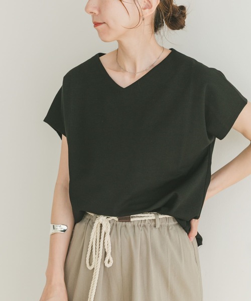 ITEMS URBANRESEARCH(アイテムズ アーバンリサーチ)の「カットミラノフレンチプルオーバー(Tシャツ/カットソー・レディース・ホワイト系その他/オフホワイト/ブラック/ミント/その他1・FREE)」の8枚目の写真