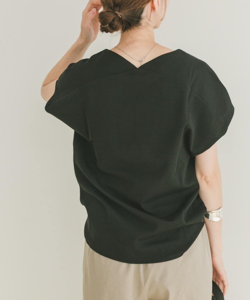 ITEMS URBANRESEARCH(アイテムズ アーバンリサーチ)の「カットミラノフレンチプルオーバー(Tシャツ/カットソー・レディース・ホワイト系その他/オフホワイト/ブラック/ミント/その他1・FREE)」の9枚目の写真