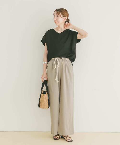 ITEMS URBANRESEARCH(アイテムズ アーバンリサーチ)の「カットミラノフレンチプルオーバー(Tシャツ/カットソー・レディース・ホワイト系その他/オフホワイト/ブラック/ミント/その他1・FREE)」の11枚目の写真