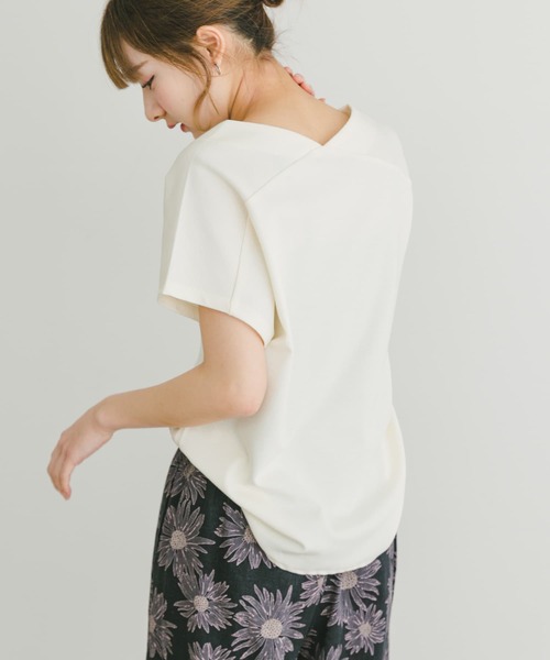 ITEMS URBANRESEARCH(アイテムズ アーバンリサーチ)の「カットミラノフレンチプルオーバー(Tシャツ/カットソー・レディース・ホワイト系その他/オフホワイト/ブラック/ミント/その他1・FREE)」の18枚目の写真