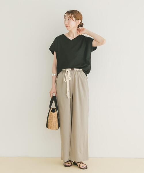 ITEMS URBANRESEARCH(アイテムズ アーバンリサーチ)の「カットミラノフレンチプルオーバー(Tシャツ/カットソー・レディース・ホワイト系その他/オフホワイト/ブラック/ミント/その他1・FREE)」の20枚目の写真