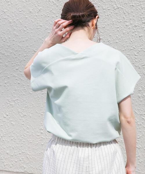ITEMS URBANRESEARCH（アイテムズ アーバンリサーチ）の「カットミラノフレンチプルオーバー（Tシャツ/カットソー・レディース・ホワイト系その他/オフホワイト/ブラック/ミント/その他1・FREE）」の16枚目の写真