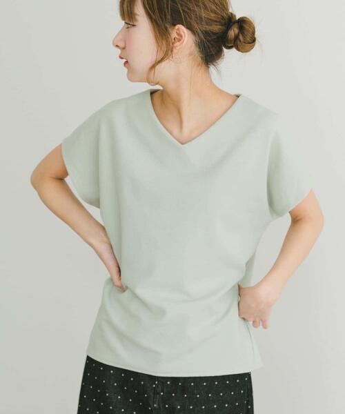 ITEMS URBANRESEARCH（アイテムズ アーバンリサーチ）の「カットミラノフレンチプルオーバー（Tシャツ/カットソー・レディース・ホワイト系その他/オフホワイト/ブラック/ミント/その他1・FREE）」の7枚目の写真
