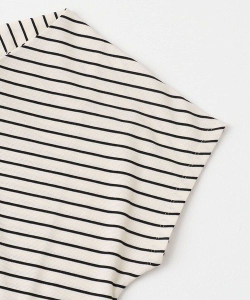 ITEMS URBANRESEARCH(アイテムズ アーバンリサーチ)の「カットミラノフレンチプルオーバー(Tシャツ/カットソー・レディース・ホワイト系その他/オフホワイト/ブラック/ミント/その他1・FREE)」の6枚目の写真