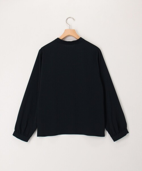 MICO COULIER（ミコクリエ）の「エラスティックカルゼブラウス（シャツ/ブラウス・レディース・ネイビー/オフホワイト・38）」の17枚目の写真