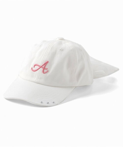 algy（アルジー）の「2WAYチュールりぼんキャップ（キャップ・キッズ・ブラック/アイボリー・MEDIUM/SMALL）」の14枚目の写真