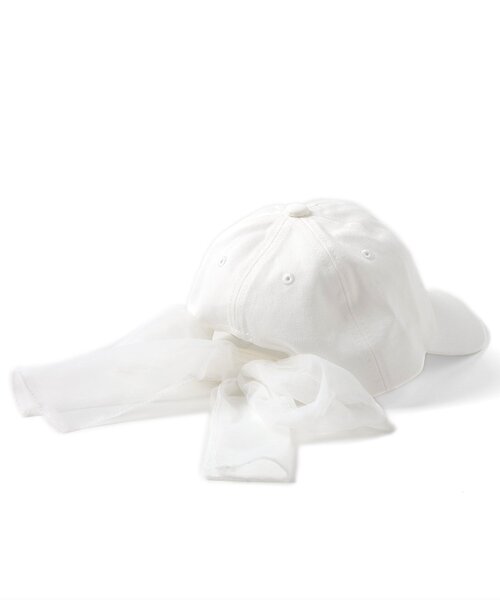 algy（アルジー）の「2WAYチュールりぼんキャップ（キャップ・キッズ・ブラック/アイボリー・MEDIUM/SMALL）」の16枚目の写真