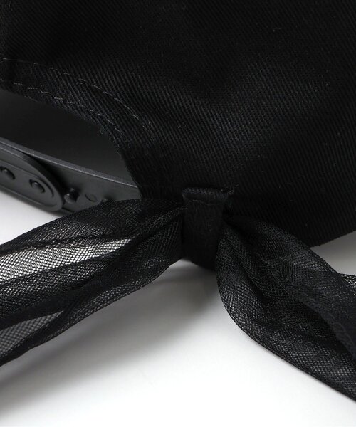 algy（アルジー）の「2WAYチュールりぼんキャップ（キャップ・キッズ・ブラック/アイボリー・MEDIUM/SMALL）」の21枚目の写真