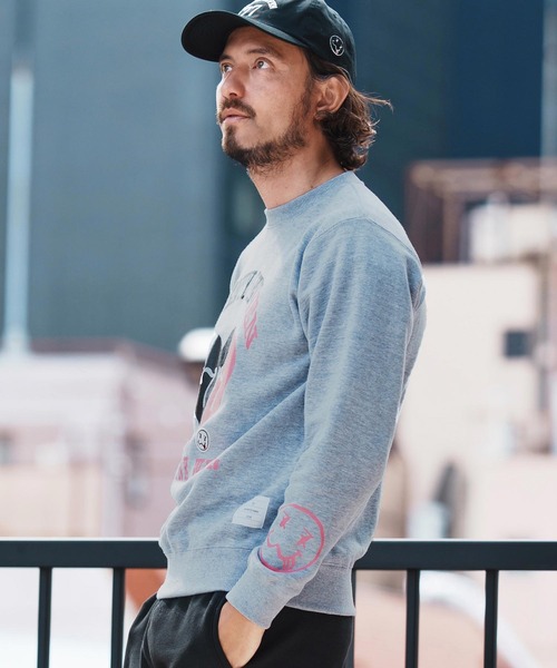 seventy seven(セブンティセブン)の「msw1660-middle onz sweat shirts (heartGW) スウェット(スウェット・メンズ・サックスブルー/ブラック/ヘザーグレー・S/M/L/XL)」の11枚目の写真