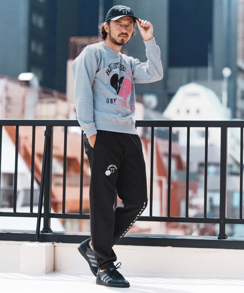 seventy seven(セブンティセブン)の「msw1660-middle onz sweat shirts (heartGW) スウェット(スウェット・メンズ・サックスブルー/ブラック/ヘザーグレー・S/M/L/XL)」の12枚目の写真