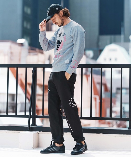 seventy seven(セブンティセブン)の「msw1660-middle onz sweat shirts (heartGW) スウェット(スウェット・メンズ・サックスブルー/ブラック/ヘザーグレー・S/M/L/XL)」の14枚目の写真