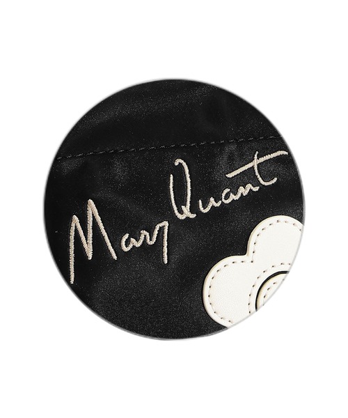 2-5日着 MARY QUANT サインロゴデイジーパッチ バネクチポーチ MARY QUANT ポーチ マリークワント mary quant サインロゴ