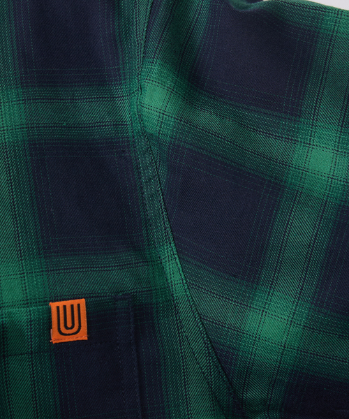 UNIVERSAL OVERALL(ユニバーサルオーバーオール)の「【UNIVERSALOVERALL / ユニバーサルオーバーオール】OPEN COLLAR SHIRT/半端袖オープンカラーシャツ(シャツ/ブラウス・メンズ・ホワイト系その他/ブルー系その他/グリーン系その他・M/L)」の22枚目の写真