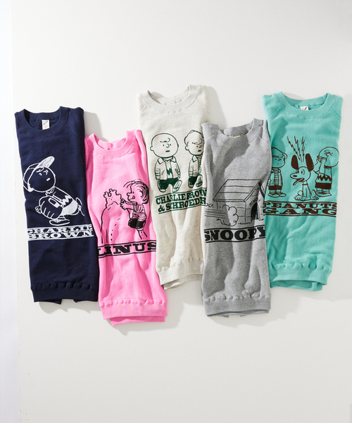 ◆ふづ◆新品♡ジャーナルスタンダードレリュームPEANUTSスウェット セール】PEANUTS × SPORTS WEAR by relume 別注 ハーフスリーブ