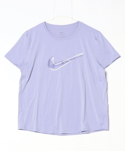 NIKE（ナイキ）の「ナイキ NIKE ナイキ  ワン SWSH HBR DF S/S トップ（Tシャツ/カットソー・レディース・ライラック/ブラック/ブルー・M/L）」の17枚目の写真