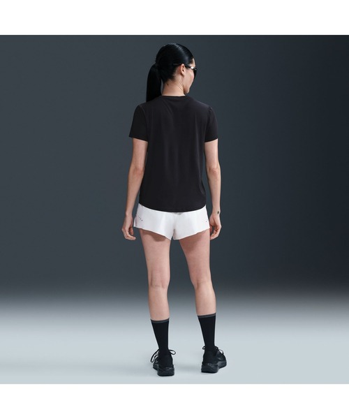 NIKE（ナイキ）の「ナイキ NIKE ナイキ  ワン SWSH HBR DF S/S トップ（Tシャツ/カットソー・レディース・ライラック/ブラック/ブルー・M/L）」の7枚目の写真