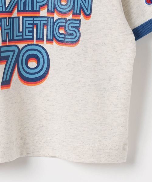 Champion(チャンピオン)】ショート丈T(KIDS)（Tシャツ