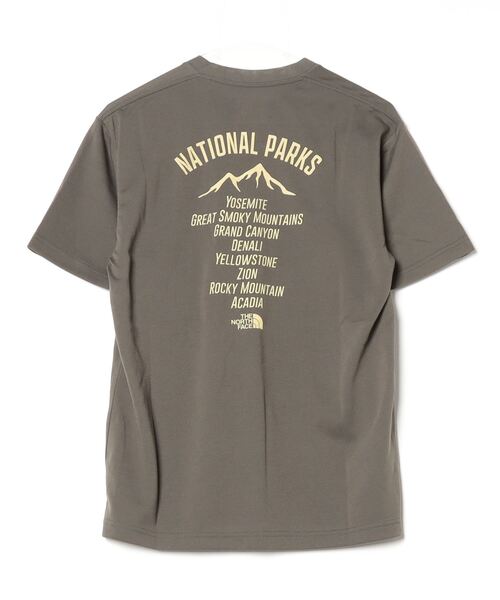 THE NORTH FACE（ザノースフェイス）の「ザ ノース フェイス THE NORTH FACE S/S TNF Bug Free Tee_ショートスリーブTNFバグフリーティー（Tシャツ/カットソー・メンズ・グリーン/オフホワイト/ダークブルー・M/L/LL/S）」の5枚目の写真