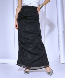 Ezick | Organdy tuck layered　シアーナロースカート(スカート)