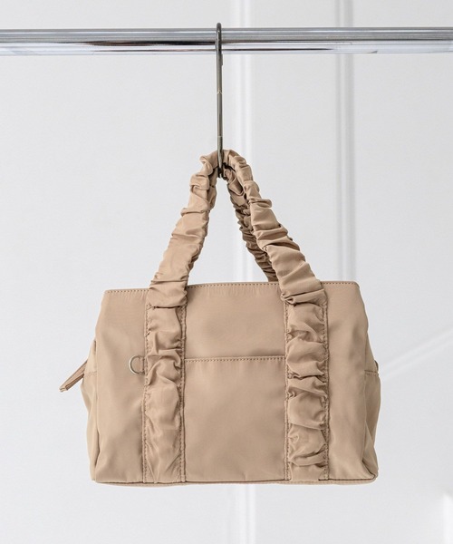 GLOBAL WORK（グローバルワーク）の「スッキャリショルダーS/325967（ショルダーバッグ・レディース・グレー/ブラック/ピンク/ベージュ・FREE）」の3枚目の写真