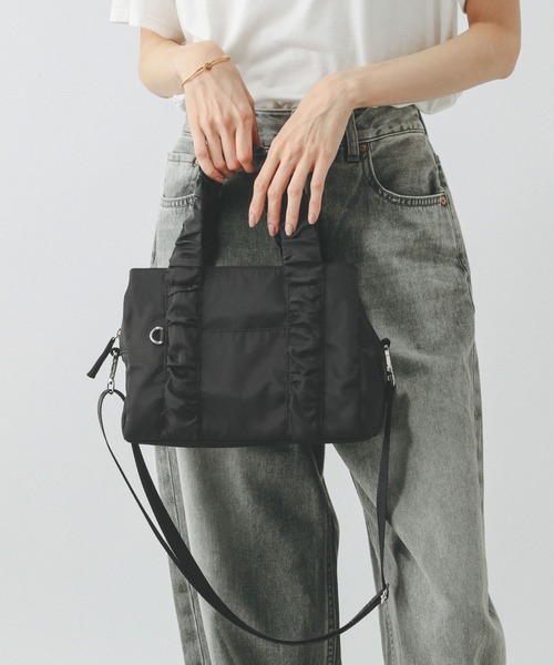 GLOBAL WORK（グローバルワーク）の「スッキャリショルダーS/325967（ショルダーバッグ・レディース・グレー/ブラック/ピンク/ベージュ・FREE）」の2枚目の写真