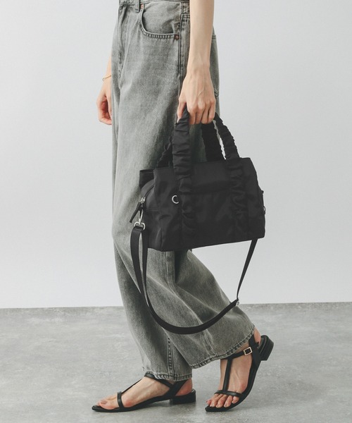 GLOBAL WORK（グローバルワーク）の「スッキャリショルダーS/325967（ショルダーバッグ・レディース・グレー/ブラック/ピンク/ベージュ・FREE）」の6枚目の写真