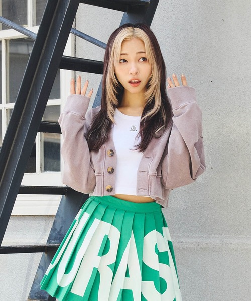 DURAS - デュラス　カーディガン セール】ヴィンテージ加工ショートカーディガン（カーディガン