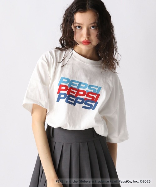 FOREVER 21（フォーエバー トゥエンティーワン）の「【DISCUS(ディスカス)】PEPSI Tシャツ（Tシャツ/カットソー・レディース・ホワイト/グレー/オフホワイト/ブラック・FREE）」の13枚目の写真