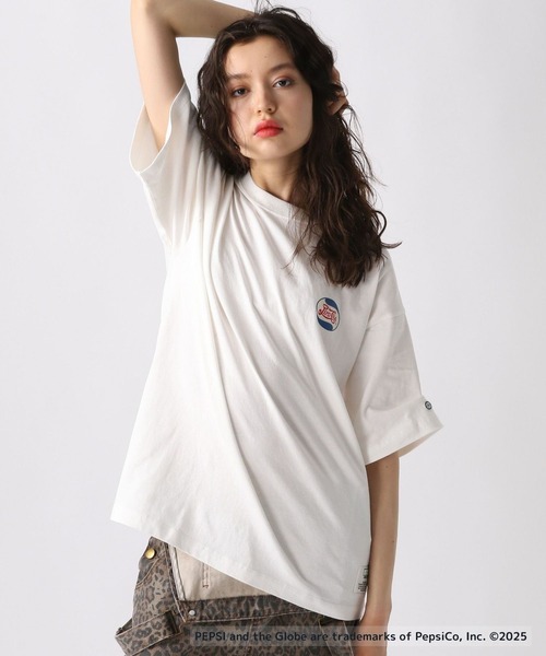 FOREVER 21（フォーエバー トゥエンティーワン）の「【DISCUS(ディスカス)】PEPSI Tシャツ（Tシャツ/カットソー・レディース・ホワイト/グレー/オフホワイト/ブラック・FREE）」の18枚目の写真