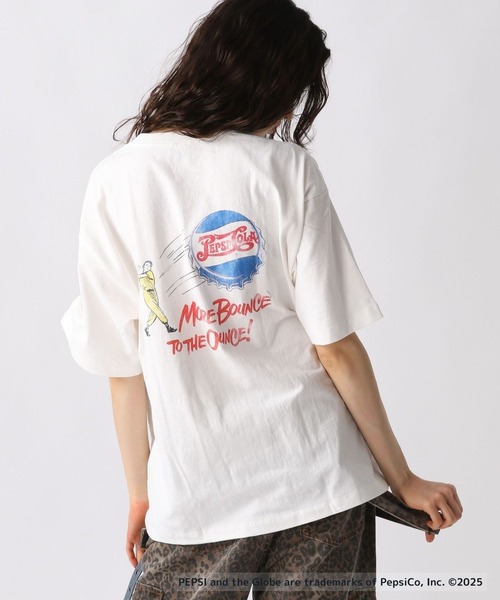 FOREVER 21（フォーエバー トゥエンティーワン）の「【DISCUS(ディスカス)】PEPSI Tシャツ（Tシャツ/カットソー・レディース・ホワイト/グレー/オフホワイト/ブラック・FREE）」の19枚目の写真