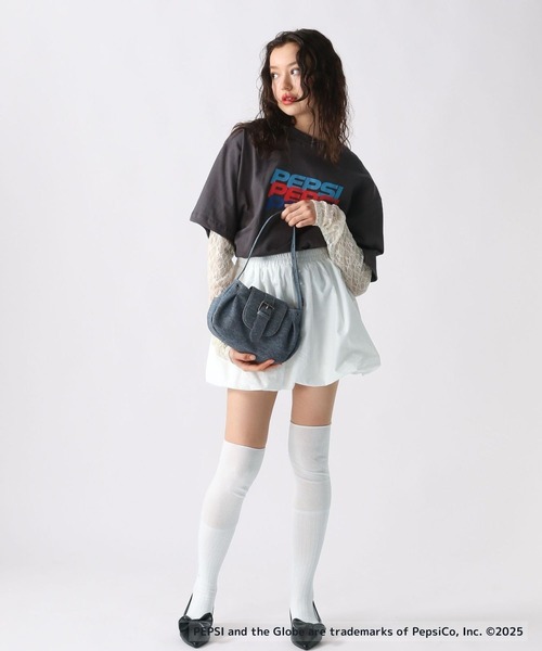 FOREVER 21（フォーエバー トゥエンティーワン）の「【DISCUS(ディスカス)】PEPSI Tシャツ（Tシャツ/カットソー・レディース・ホワイト/グレー/オフホワイト/ブラック・FREE）」の21枚目の写真