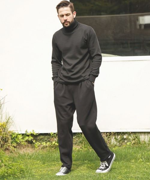 MR.OLIVE(ミスターオリーブ)の「HEAT THERMAL / STANDARD TURTLE NECK SHIRT(Tシャツ/カットソー・メンズ・オフホワイト/ブラック・MEDIUM/LARGE)」の12枚目の写真