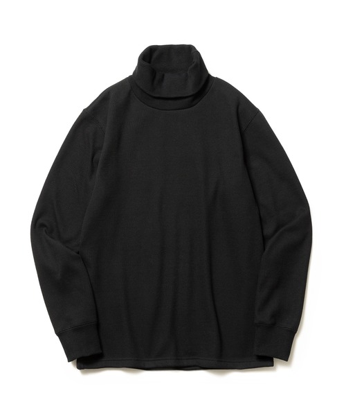 MR.OLIVE(ミスターオリーブ)の「HEAT THERMAL / STANDARD TURTLE NECK SHIRT(Tシャツ/カットソー・メンズ・オフホワイト/ブラック・MEDIUM/LARGE)」の7枚目の写真