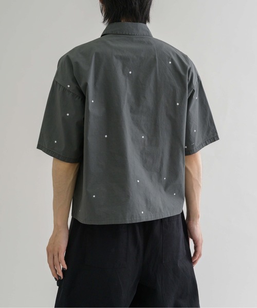 EPNK（イーピーエヌケー）の「【EPNK】Painted half sleeve shirt / ペインテッドハーフスリーブシャツ（シャツ/ブラウス・メンズ・チャコールグレー/ブラック・SMALL/MEDIUM/LARGE）」の16枚目の写真