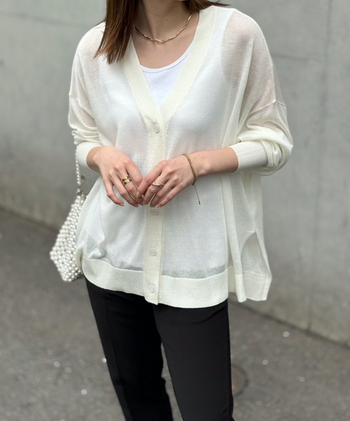 リネンシアーオーバーカーディガン Emma Taylor│STYLEDOOR