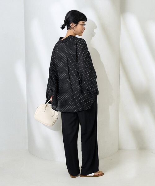 seyto サイズ1 / ラインストーンベロアシアーシャツ セール】Rhinestone velours sheer shirt / ラインストーン