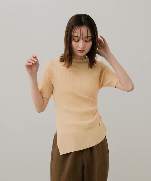 セール】アシメネックセーター(半袖)（ニット/セーター）｜SENSE OF