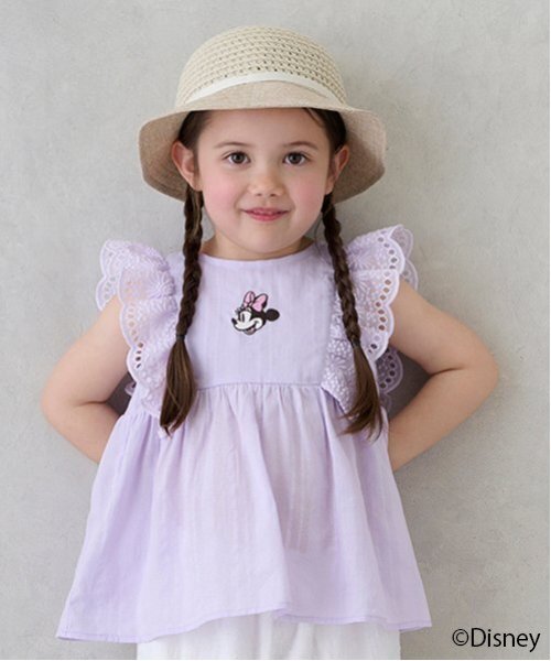 petit main（プティマイン）の「【Disney】ミニー/フリルチュニック（チュニック・キッズ・アイボリー/ラベンダー/ライトピンク・110cm/120cm/100cm/80ｃｍ/130cm/90cm）」の13枚目の写真