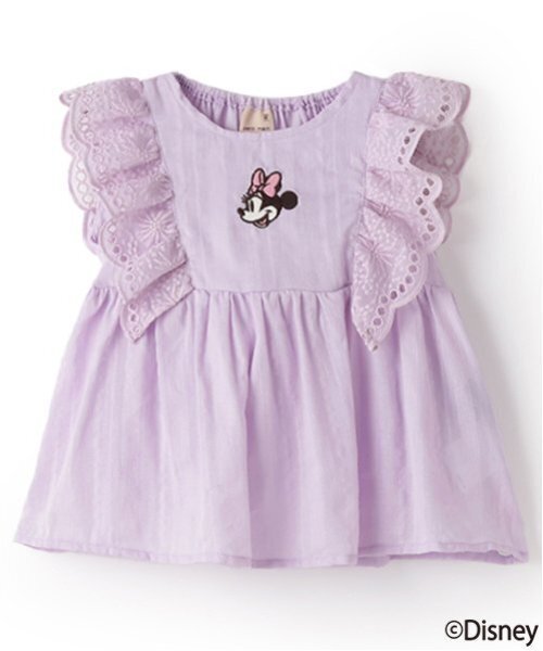 petit main（プティマイン）の「【Disney】ミニー/フリルチュニック（チュニック・キッズ・アイボリー/ラベンダー/ライトピンク・110cm/120cm/100cm/80ｃｍ/130cm/90cm）」の18枚目の写真