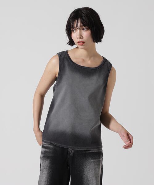 BLR BLUER(ビーエルアールブラー)の「BLR/ビーエルアール/HIGH-TENSION GRADATION WASHING SLEEVELESS(タンクトップ・レディース・ブラック・M)」の21枚目の写真