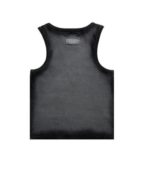 BLR BLUER(ビーエルアールブラー)の「BLR/ビーエルアール/HIGH-TENSION GRADATION WASHING SLEEVELESS(タンクトップ・レディース・ブラック・M)」の9枚目の写真