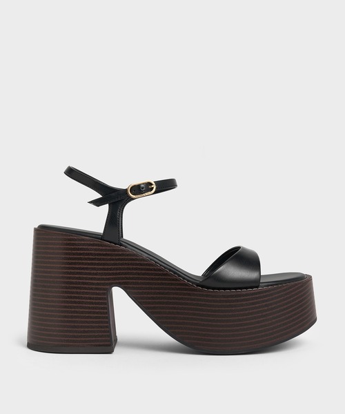 CHARLES & KEITH(チャールズ & キース)の「アンクルストラップ プラットフォームサンダル(サンダル・レディース・ホワイト/ブラック/ブラウン・23cm/22.5cm/25cm/24.5cm/23.5cm/26.5cm/25.5cm)」の20枚目の写真
