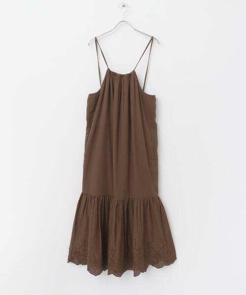 URBAN RESEARCH Sonny Label(アーバンリサーチサニーレーベル)の「シフリーコットンキャミワンピース(ワンピース・レディース・オフホワイト/ブラウン/ブラック・FREE)」の11枚目の写真