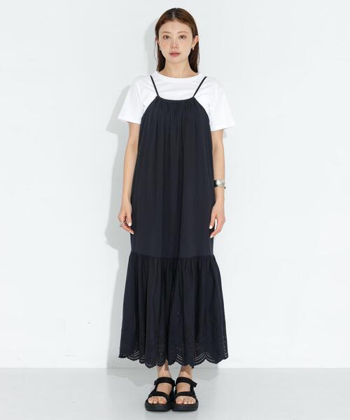 URBAN RESEARCH Sonny Label(アーバンリサーチサニーレーベル)の「シフリーコットンキャミワンピース(ワンピース・レディース・オフホワイト/ブラウン/ブラック・FREE)」の18枚目の写真