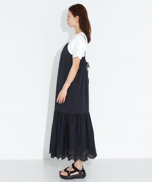 URBAN RESEARCH Sonny Label(アーバンリサーチサニーレーベル)の「シフリーコットンキャミワンピース(ワンピース・レディース・オフホワイト/ブラウン/ブラック・FREE)」の19枚目の写真