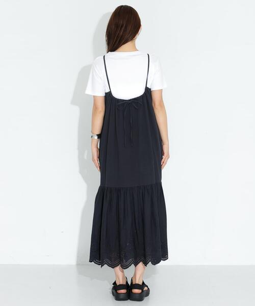 URBAN RESEARCH Sonny Label(アーバンリサーチサニーレーベル)の「シフリーコットンキャミワンピース(ワンピース・レディース・オフホワイト/ブラウン/ブラック・FREE)」の20枚目の写真