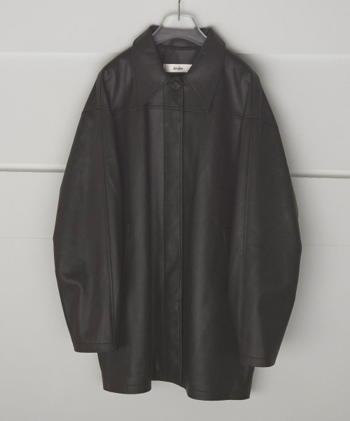 anuke ダークブラウン レザージャケット 38 anuke ダークブラウン レザージャケット 38 anuke ダークブラウン