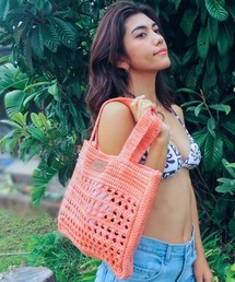 BILLABONG レディース KNIT TOTE BAG トートバッグ 【2025年夏モデル】/ビラボンクロシェットトートバッグ